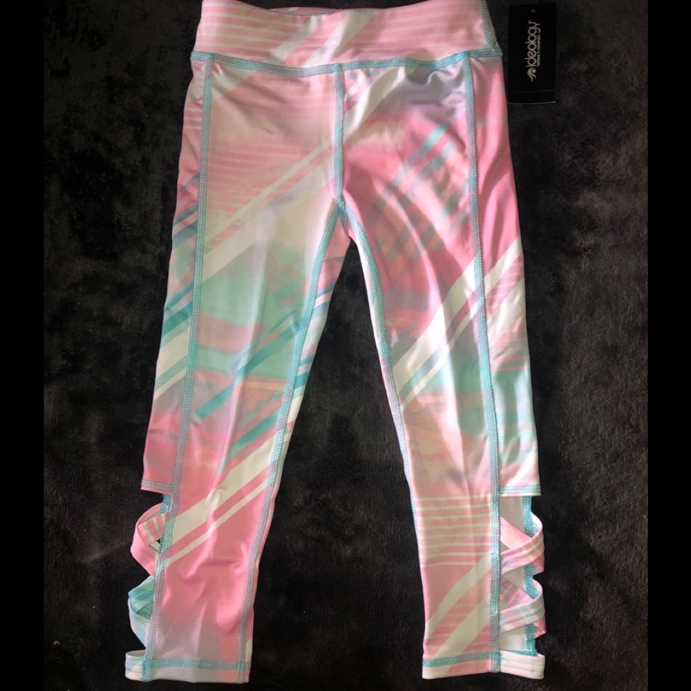 Girls Athletic Leggings Watercolor 💕